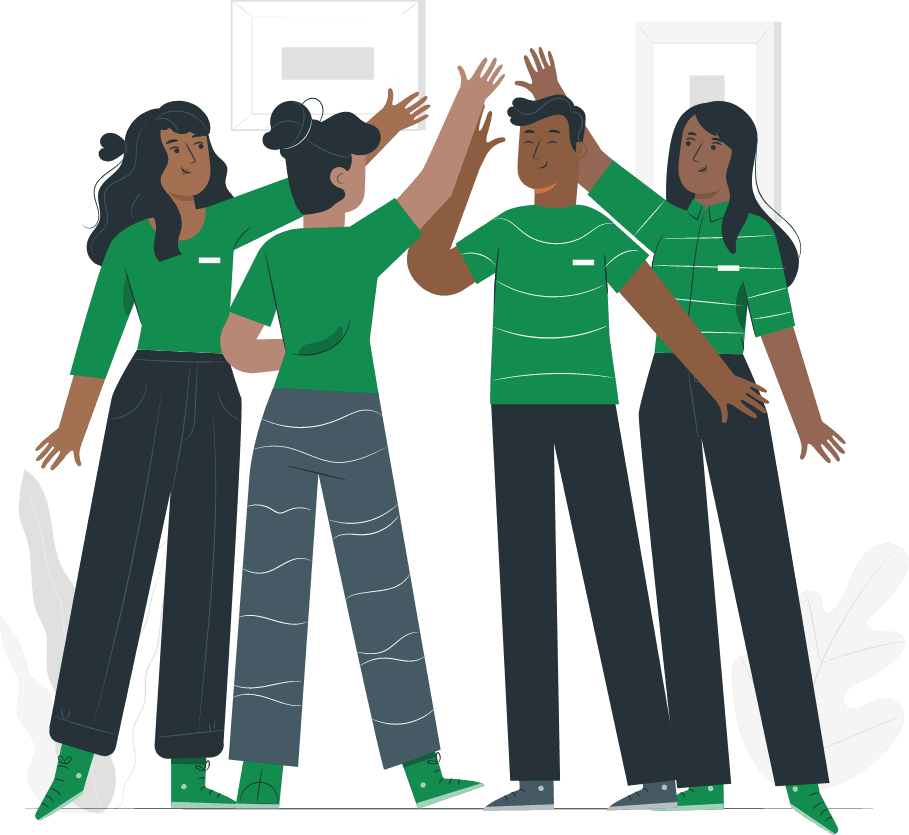 Diverse group of platform users